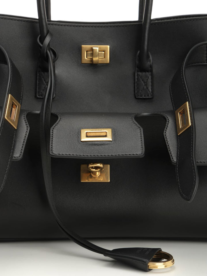 Balenciaga Carry All Bel Air Handbags - Black | 5df36648f1fd81fa4108b700617b6690c82d5e73