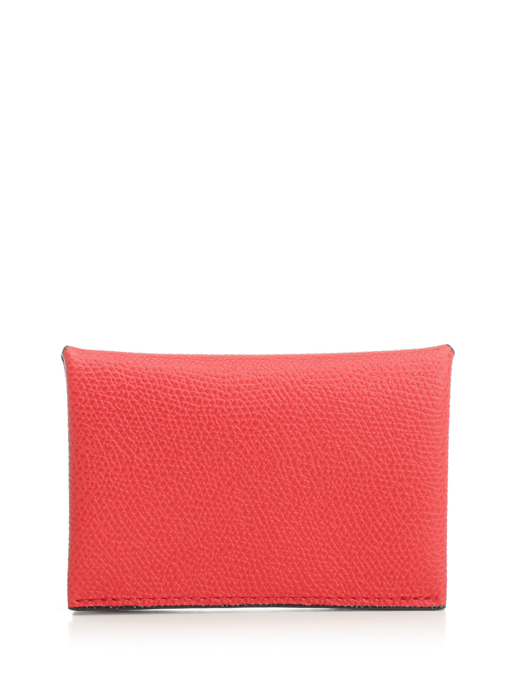 Valextra Button Card Holder Wallets - Red | 170c6be58a9b7690a02b3e9432c4ec460f69b73f