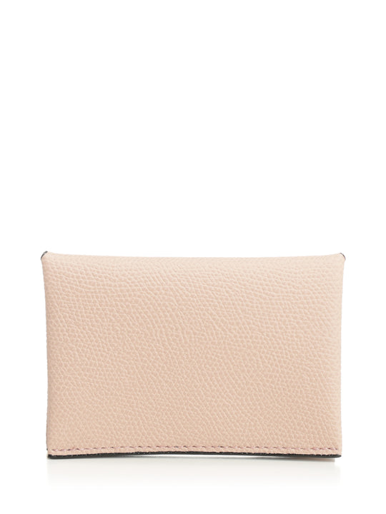 Button Card Holder Wallets Rose