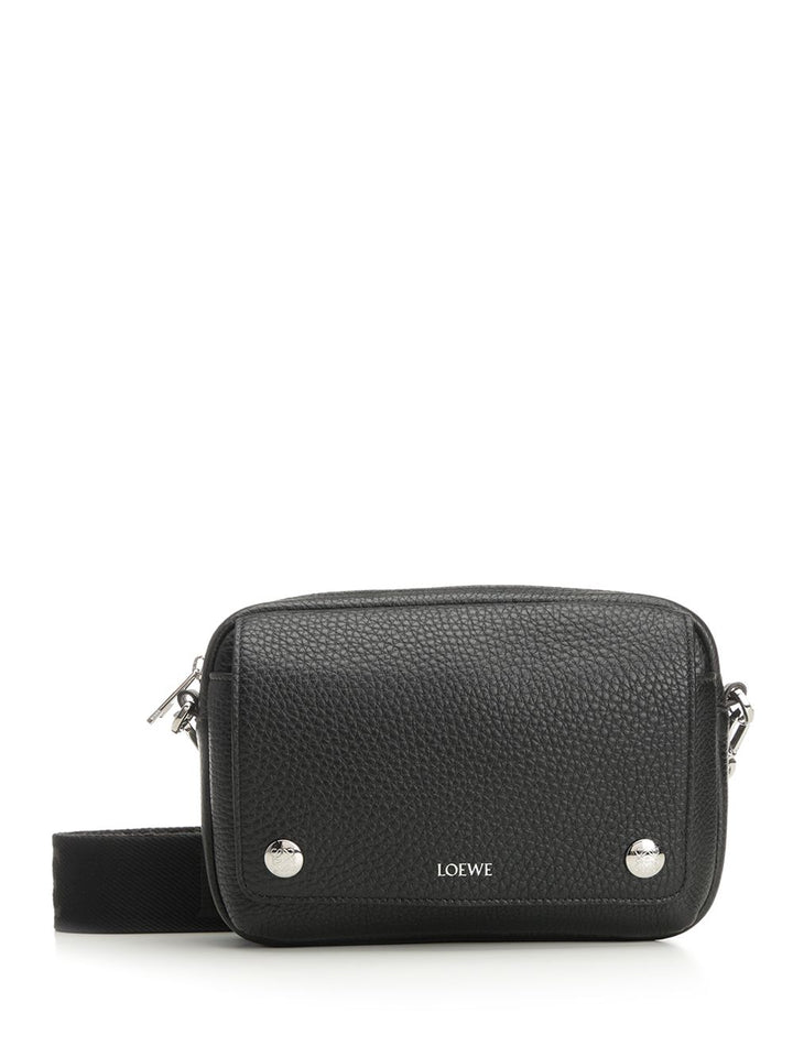 Loewe Messenger Pebble Crossbody Bags - Black | 274e2dfdece685339adfa8fb9c5852a1b092070d