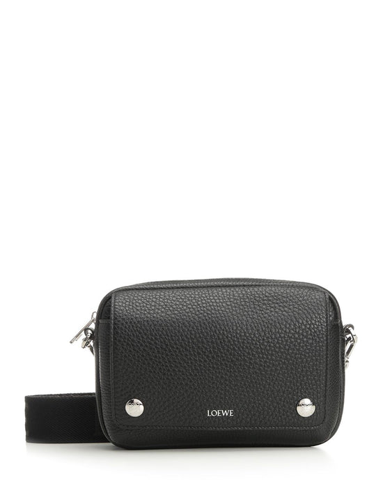 Messenger Pebble Crossbody Bags Black