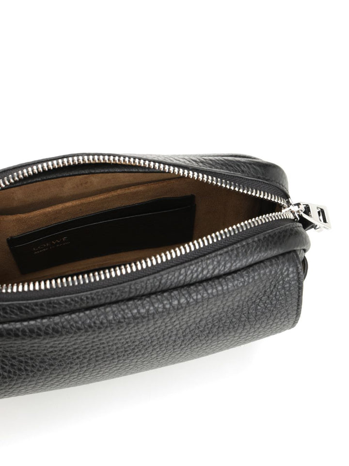 Loewe Messenger Pebble Crossbody Bags - Black | 4f118d3006aee9329271a9af4458c6597f810173