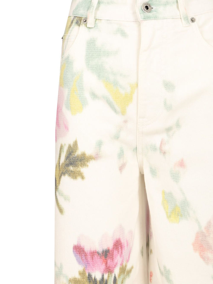 Loewe Digital Floral Print Jeans - Rose | 8ae3527b7dfc1d6137ea4634e256ad1f7c06706c