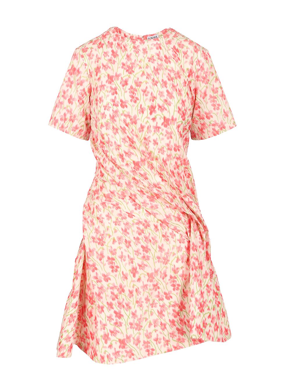 Loewe Silk Blend Taffeta Dress Dresses - Rose | 6e19a0d62d412271f0414bc4427322311f53007a