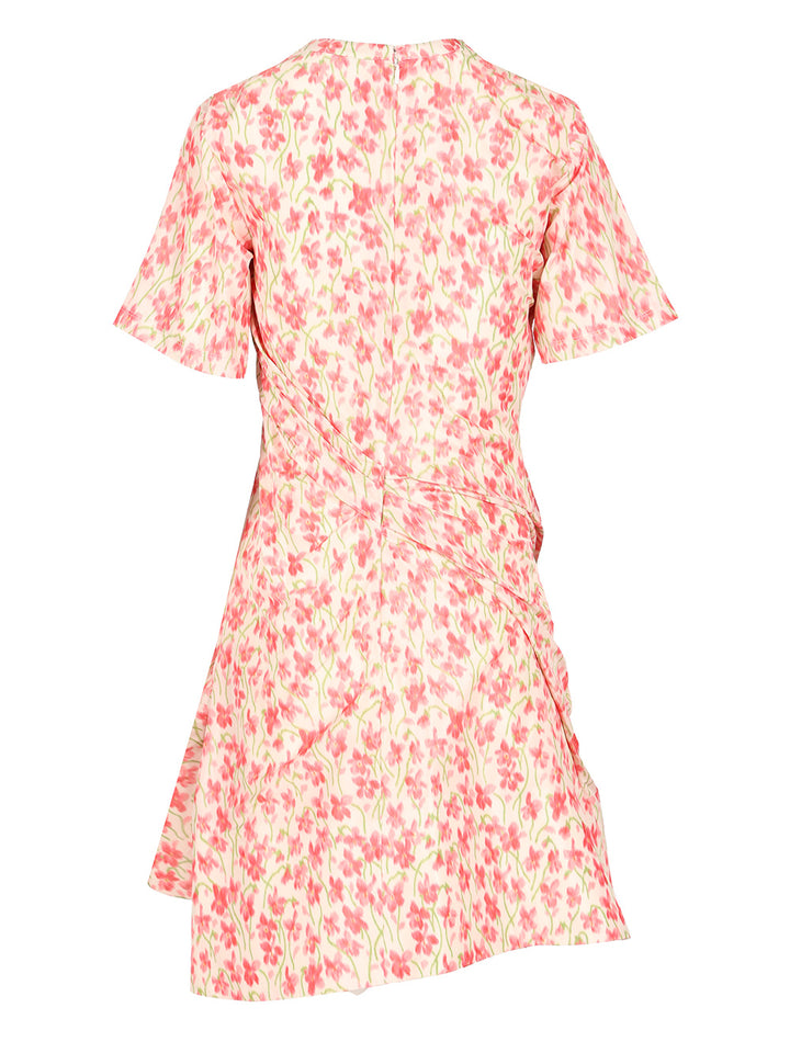 Loewe Silk Blend Taffeta Dress Dresses - Rose | 665f8f1e05f49deede36c815060aa7513e94e3b6