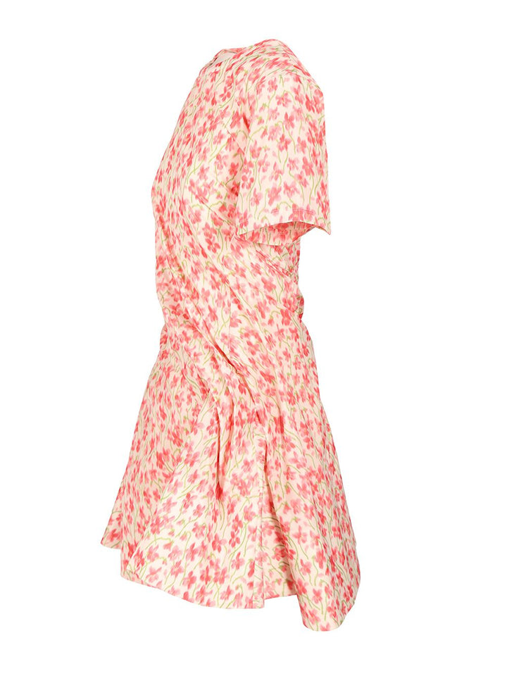 Loewe Silk Blend Taffeta Dress Dresses - Rose | f917c5ccf42f351ed9cdb163946327209b654bb6
