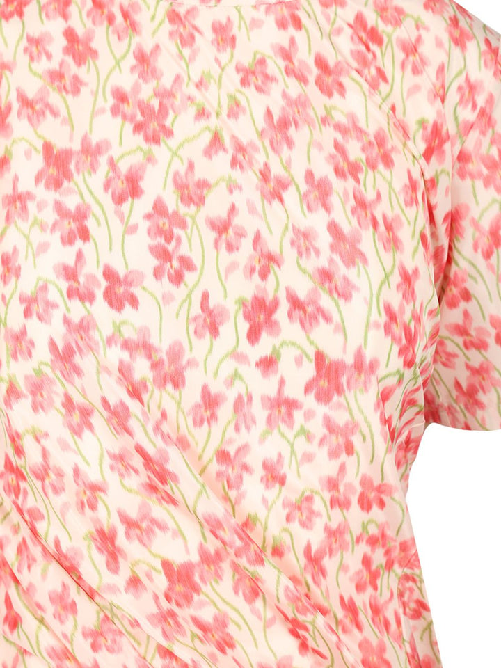 Loewe Silk Blend Taffeta Dress Dresses - Rose | 584514017222c9fa97c03268bb07cb9e45c48ae7