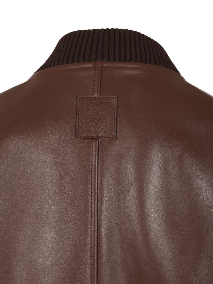 Loewe Lambskin Jacket Jackets - Brown | 7e907cc438d9503e715bdfa34c644fd73ee03c82