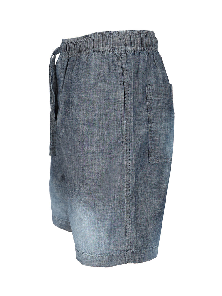 Loewe Délavé Chambray Shorts Trousers - Blue | c0b9435a335085aa53d0d0f22930cc4a8a6dfcd3