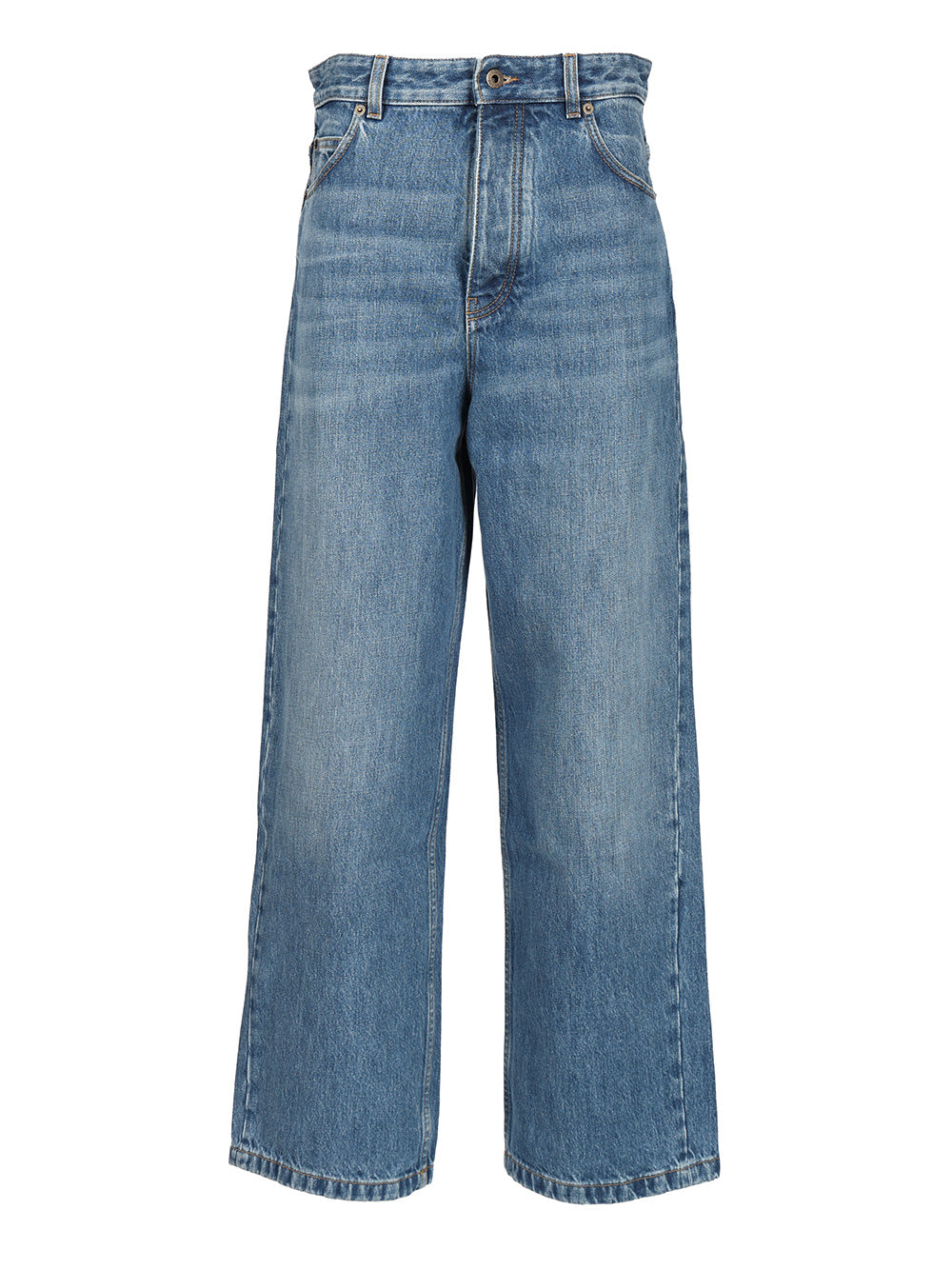 Loewe Cotton Denim Jeans - Blue | f6bf7262c209cffb51a6a1c06dfc363a0c0e8754