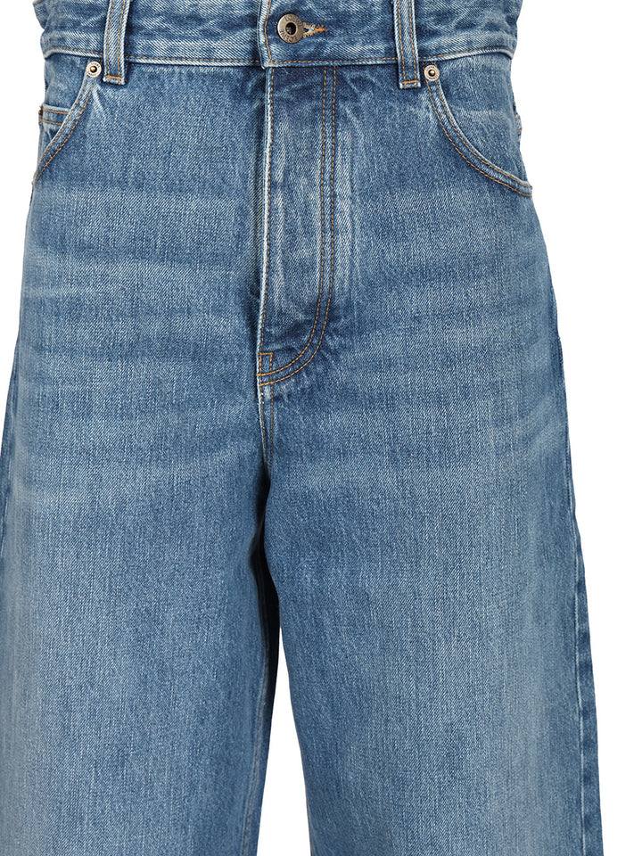 Loewe Cotton Denim Jeans - Blue | 9781b66098c507ef77515ecffaa12da0d162ac87