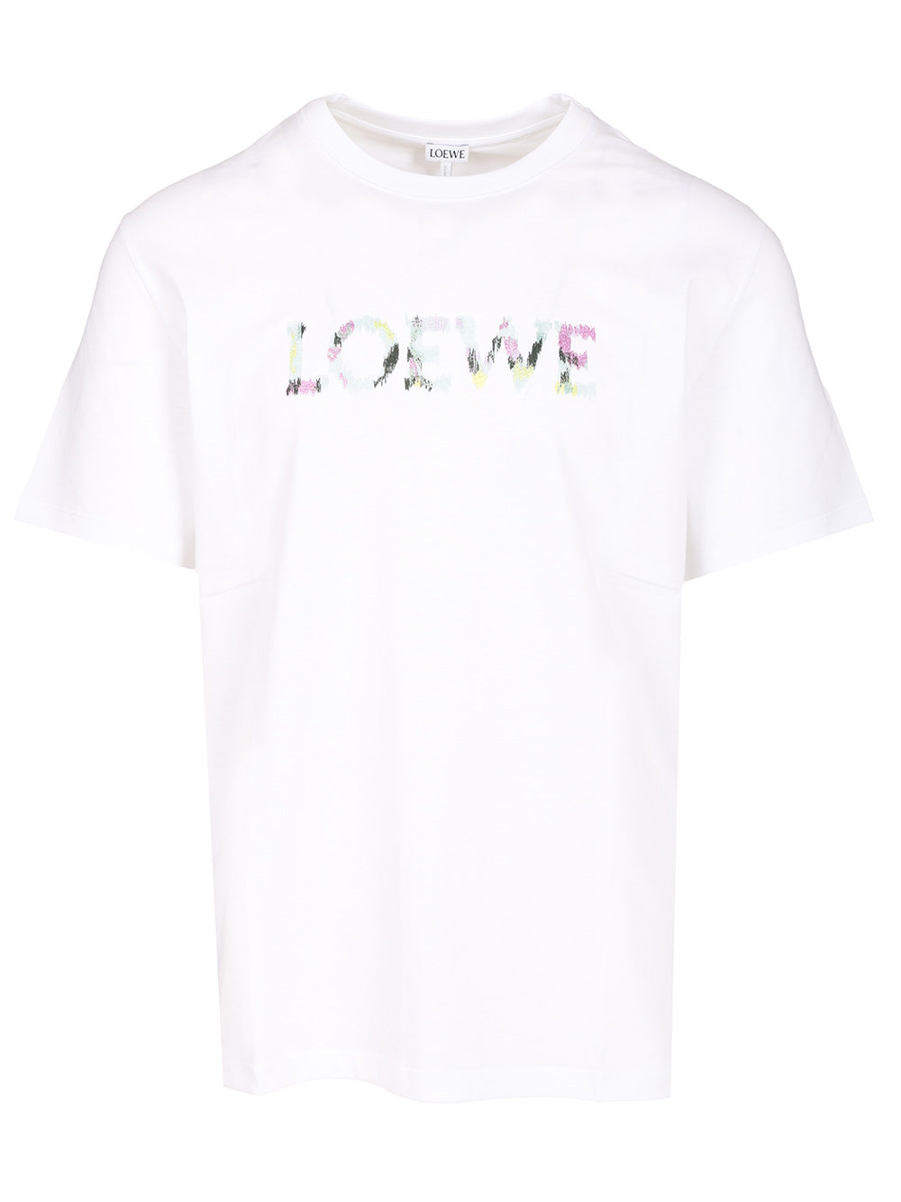 Loewe With Loewe Embroidery T-Shirt - White | afca044216d77591a870e4ae4830dfcda537acd1