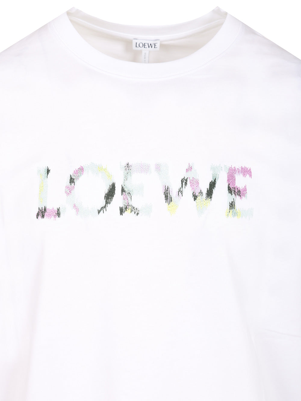 Loewe With Loewe Embroidery T-Shirt - White | c6fd400dbb3aaeea533e2d0ce2ea466fcee1318d