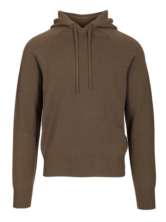 Cashmere Sweater Knitwear Brown