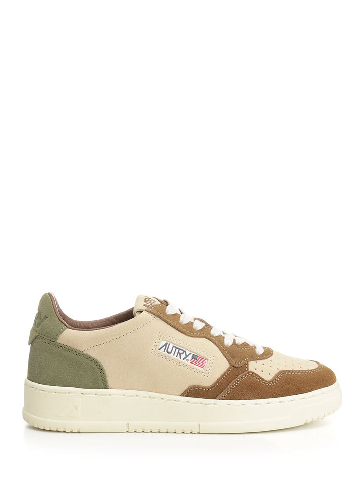 Autry  Medalist Low Sneakers - Beige | 0287b9838f05318615939ec83ce58a86264cf344