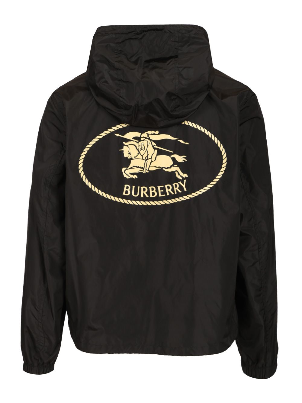 Burberry Burberry Knight Stamp Nylon Jacket Jackets - Black | df26d34c665a5e91eeb39b7ce1d80a2ef9659dd3