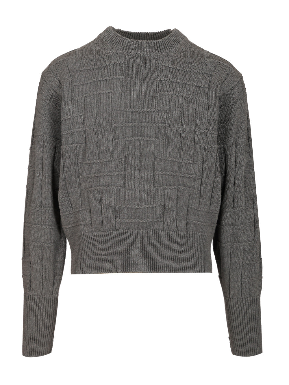 Kenzo Kenzo Weave Knitwear - Grey | ec7af5ac7e6a3a0516d053632b3f04c5d3c41ce8