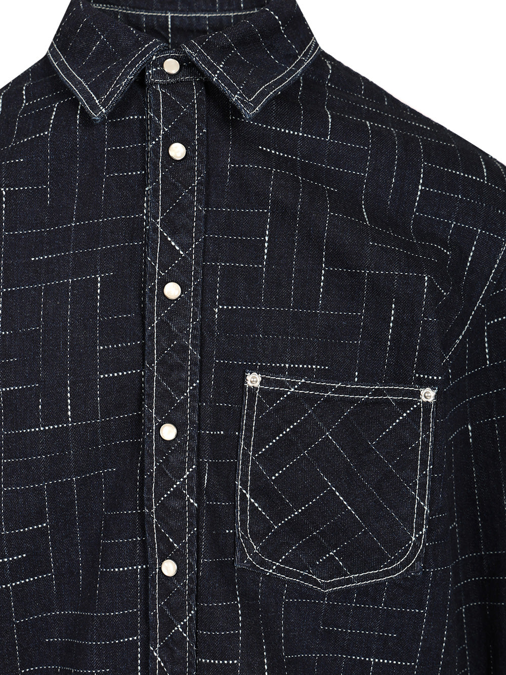 Kenzo Weave Shirts - Blue | 88df193675a957577d6c25afc4db2fec909c3836