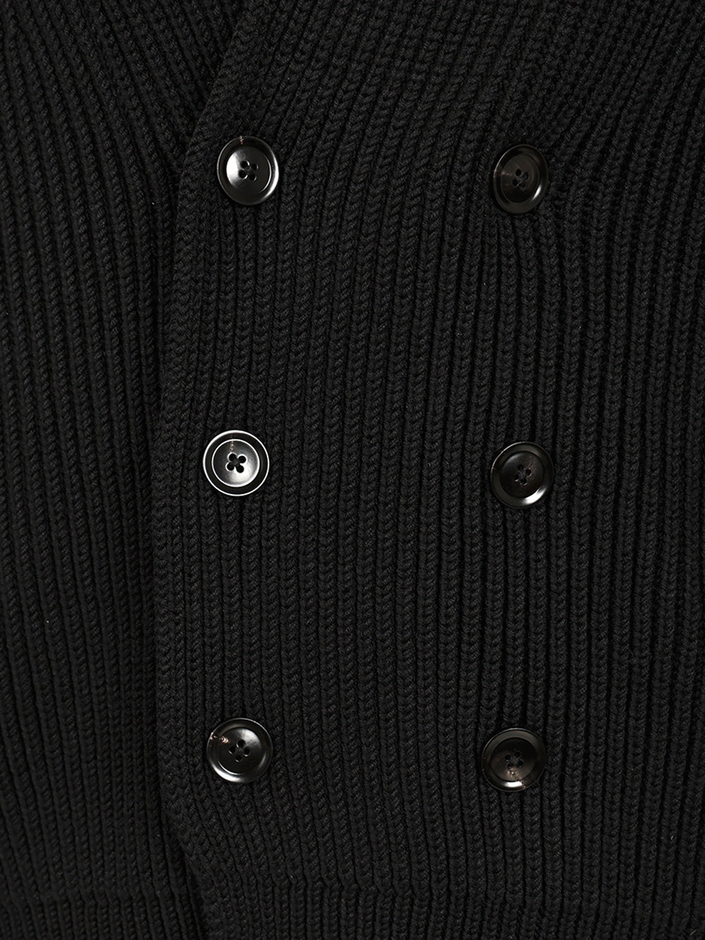 Tom Ford Double-Breasted Cardigan Knitwear - Black | 4310b987d1d00eb5ade0c855eaa09148ddebc0f4