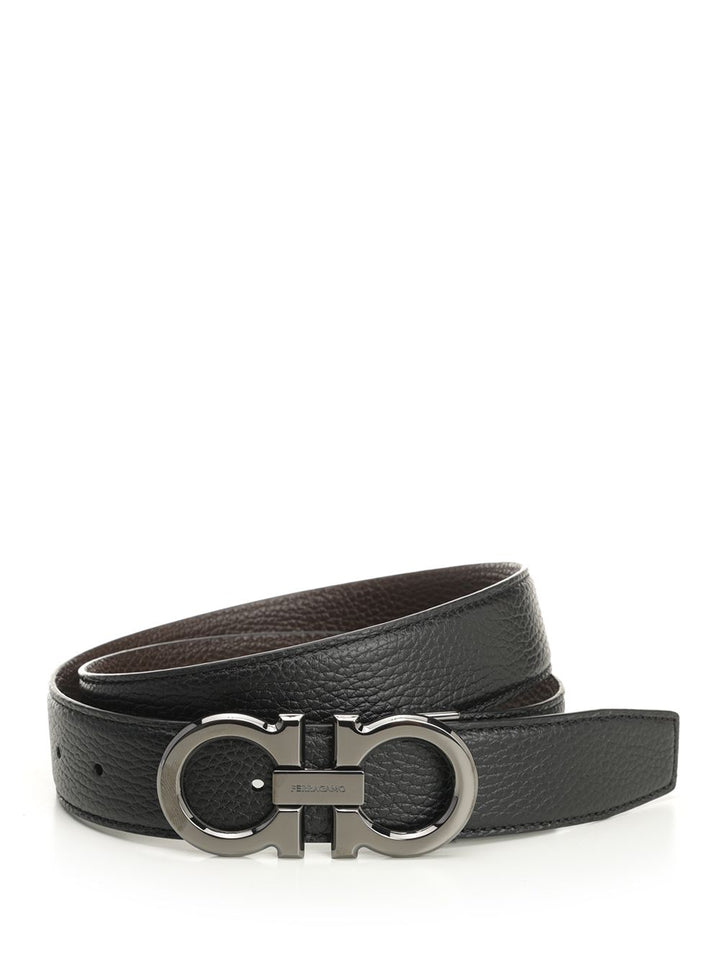 Ferragamo Gancini Belts - Black | 01b2f5ca514e6c6bee06862cc2bd8e6ec1fdd852