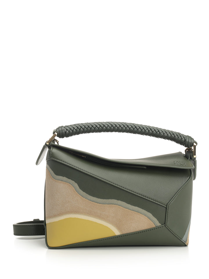 Loewe Puzzle Edge Handbags - Green | f585b4a8d526ef1187444a7a42f4094879de76e7