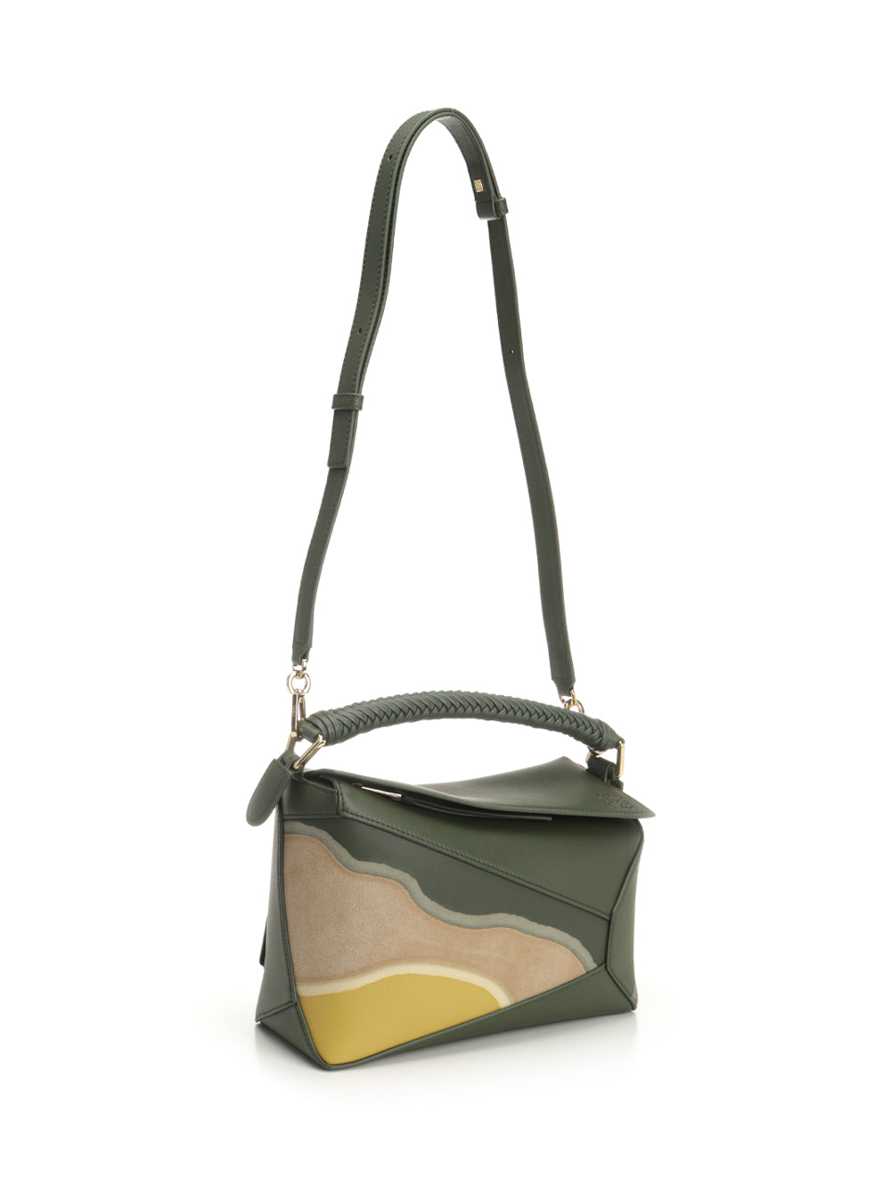 Loewe Puzzle Edge Handbags - Green | f712a1afea97472ed4386154b9768c3ab1cf65b7