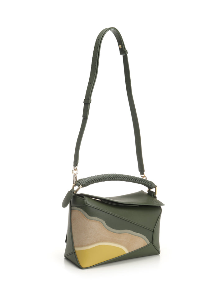 Loewe Puzzle Edge Handbags - Green | f712a1afea97472ed4386154b9768c3ab1cf65b7