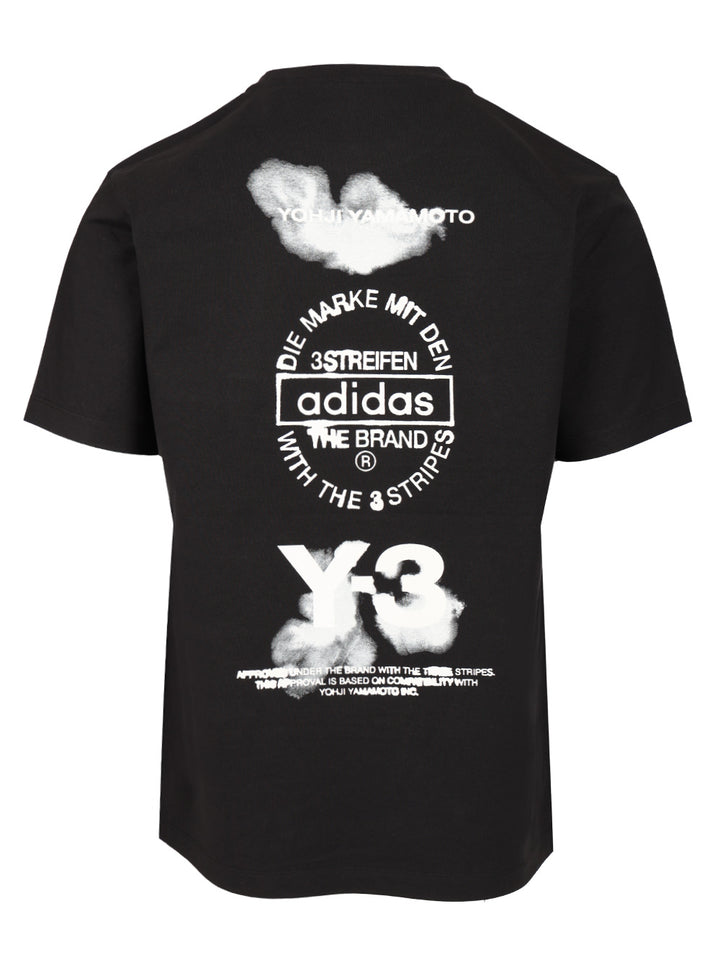 Adidas Y-3 Y-3 Graphic Short Sleeve Tee T-Shirt - Black | 613d9dfce7323a9762141f2b4723b91874e9873e