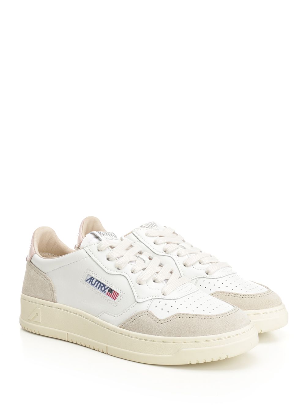 Autry  Medalist Low Sneakers - Rose | 51db01f8b8211ad0a2f19bf288e96dc9d53a966d