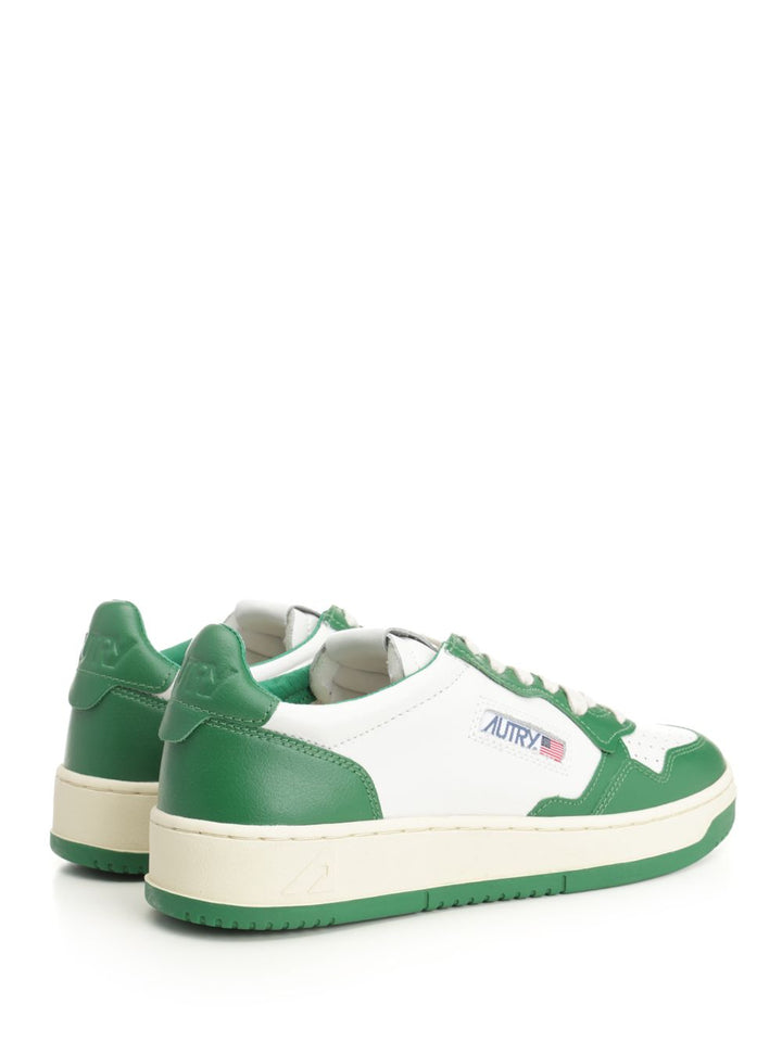 Autry  Medalist Low Sneakers - Green | 4d19ac530850ed86c0037443635dd06f123a847b