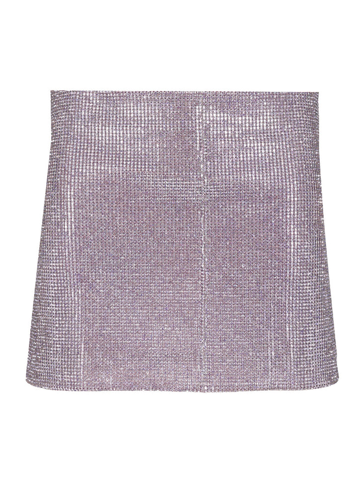 Self-Portrait Metallic Mesh Skirt Skirts - Violet | 5ae9a2bf3086b8cea5cd5bc01c51ef537ab4b243