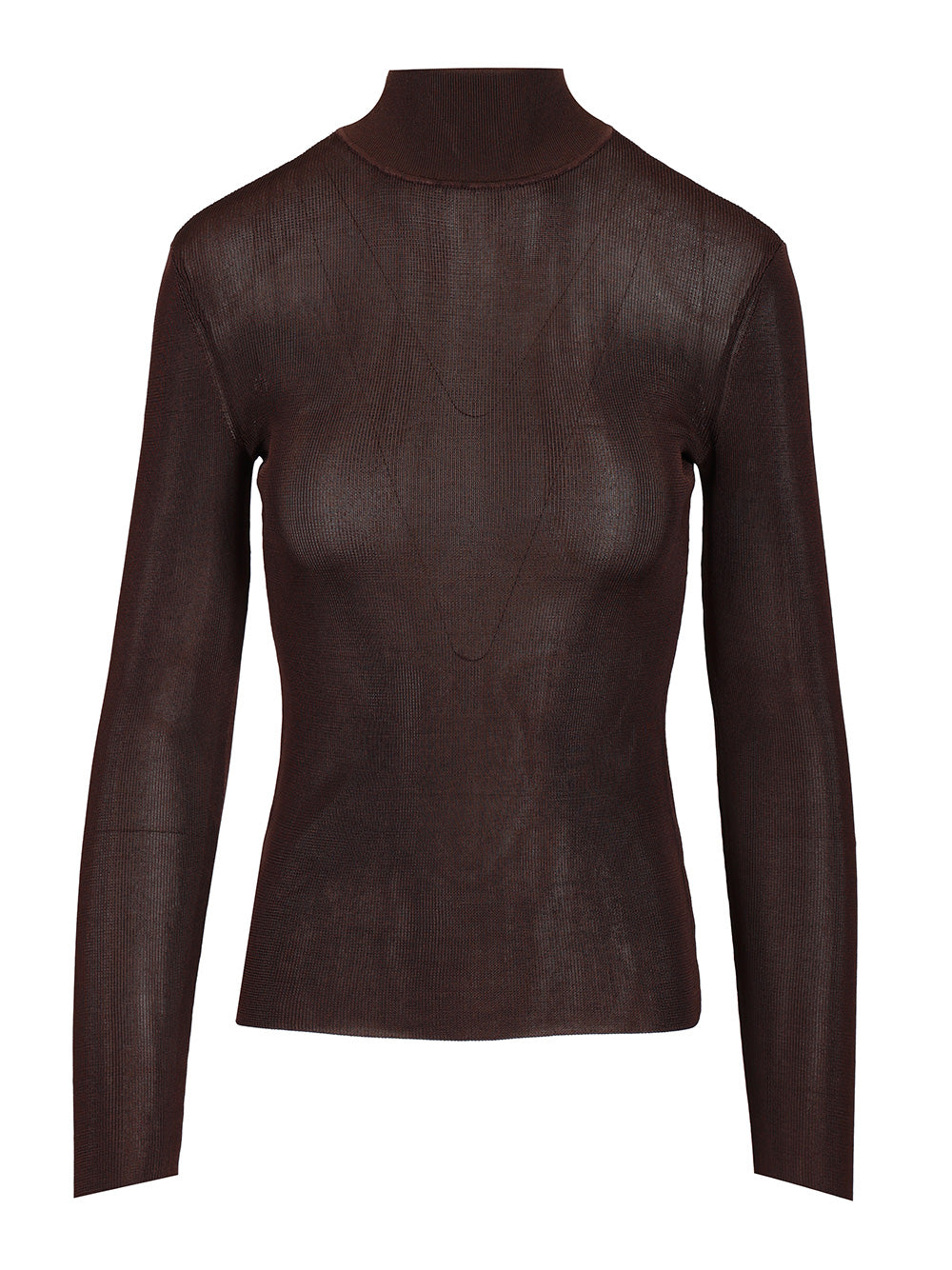 Self-Portrait Viscose Sweater Knitwear - Brown | 8a86579aacbb2ffc320a6e83ba4e3e19a2f1532b