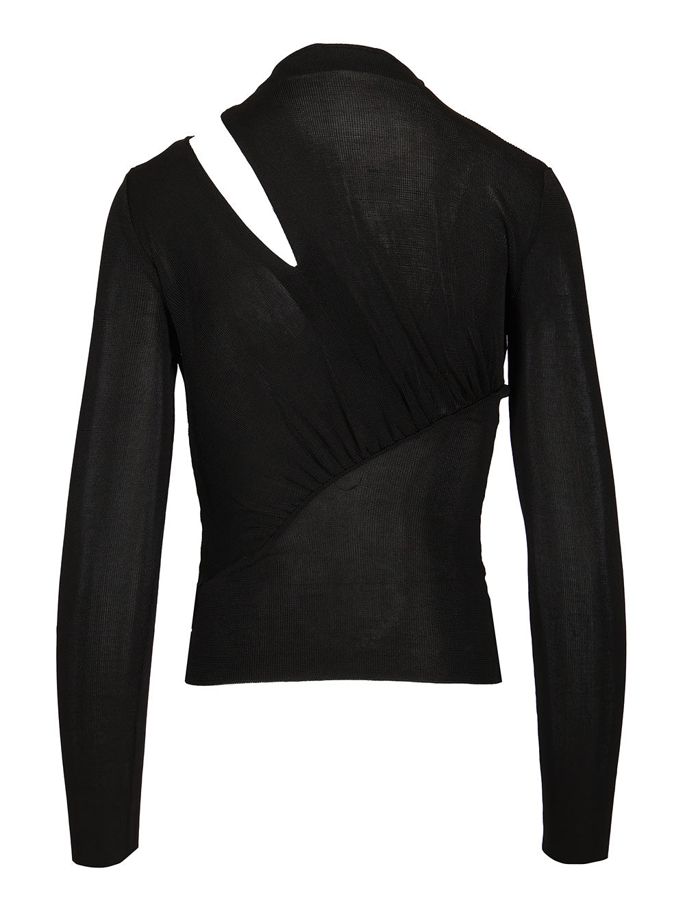 Self-Portrait Viscose Knit Top Tops - Black | 1a531fadb887f3b3ea34ddbab8b03075098a1b21