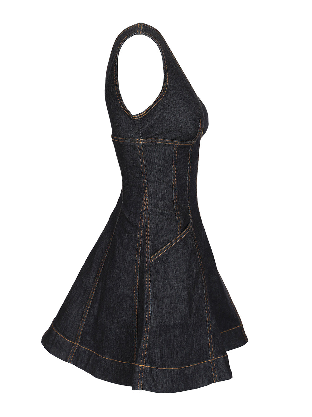 Self-Portrait Mini Denim Dress Dresses - Blue | 945a4e16b9c6a03f567c8b22aad7aa1e3ae61536