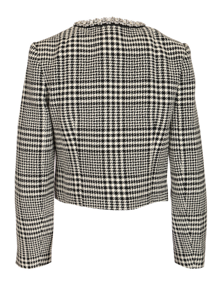 Self-Portrait Wool Houndstooth Tailored Jacket Jackets - Multicolor | 1e72315cfafd99e870b888ad9460177cef7bde00