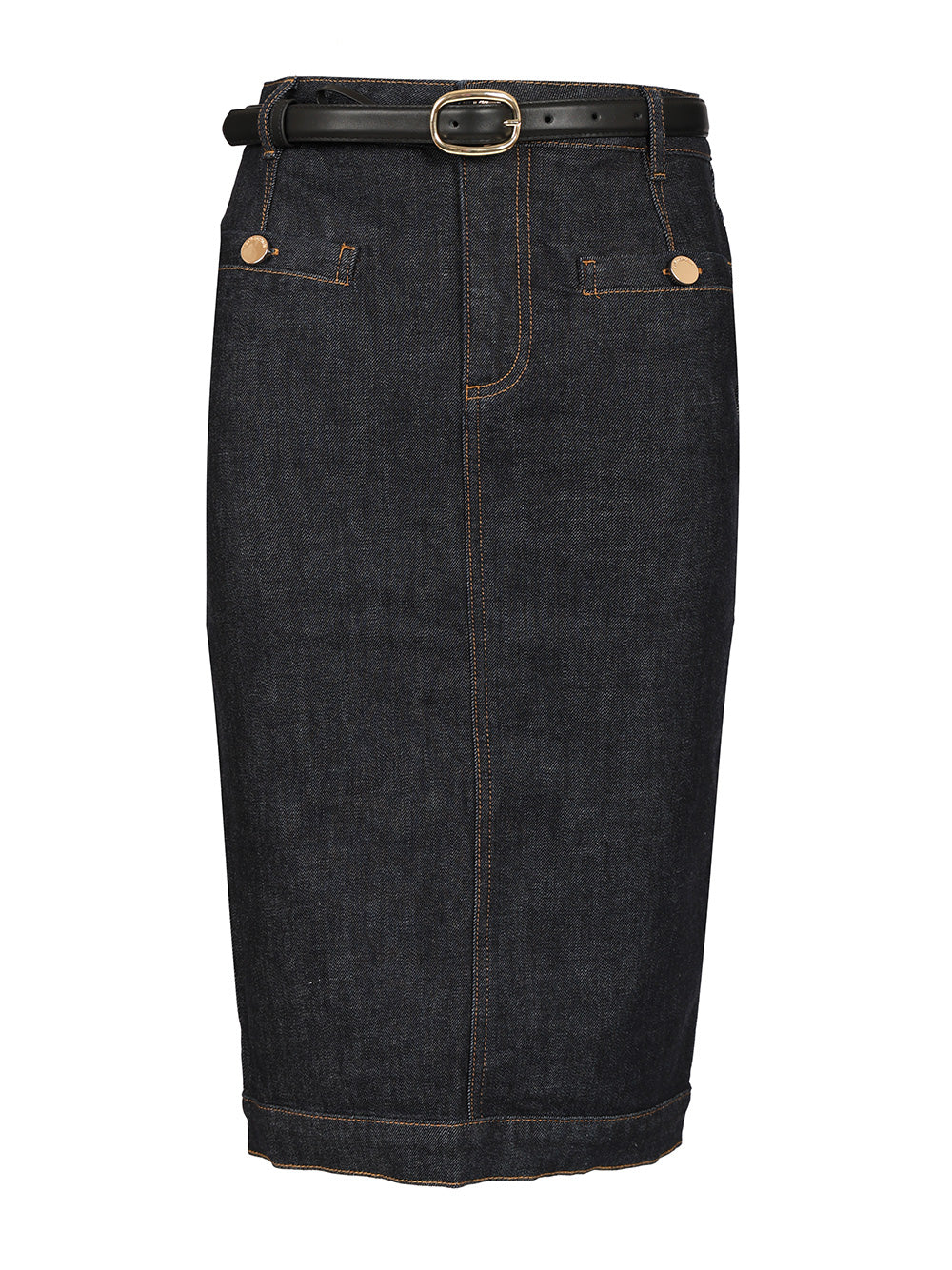 Self-Portrait Denim Midi Skirt Skirts - Blue | 55ad48be528687b23c51cf90fa0f1251ad0d7696