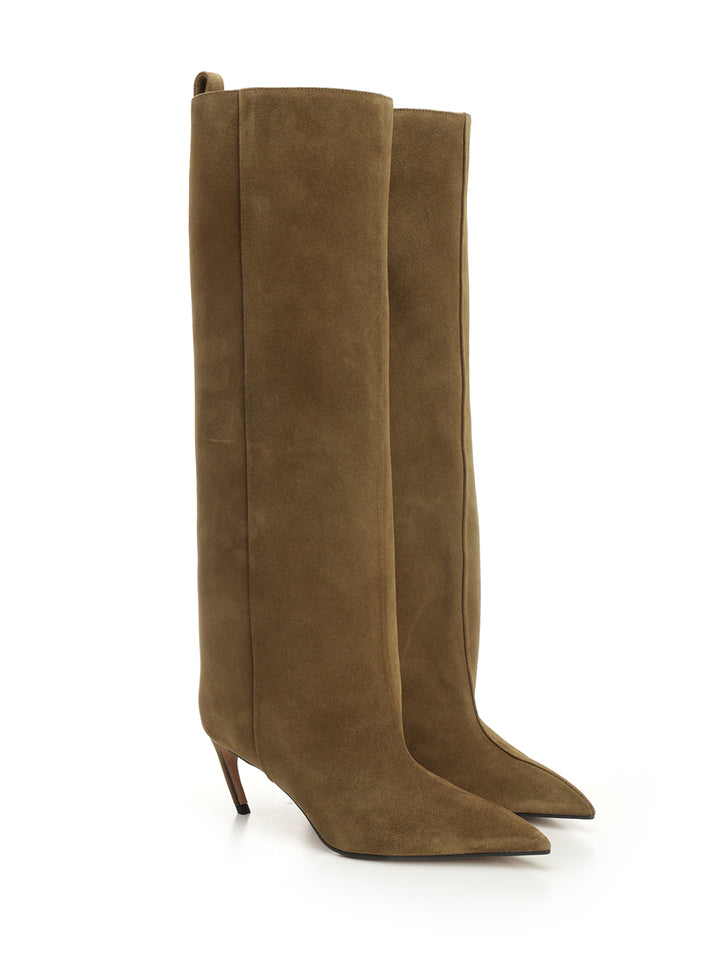 The Attico Lea Boots - Green | 37b8496a7e51cdb36a63ba681255da47087cbf56