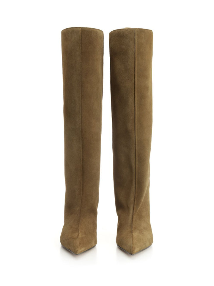 The Attico Lea Boots - Green | bfa7ac62173f5098a969c098390cac3a7c07a8a8