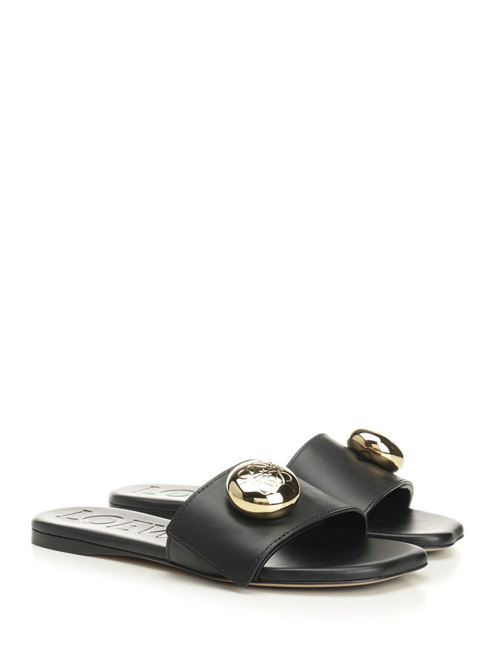 Loewe Pebble Sandals - Black | 81c5e294d22ebfe22ed0721d7068004f975eb6f0