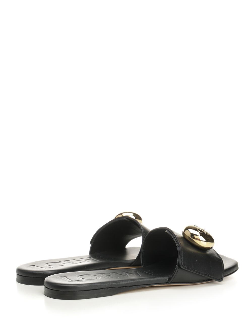 Loewe Pebble Sandals - Black | 91e5e784dc9cd0cd7740b2e3305fd8042fa79165