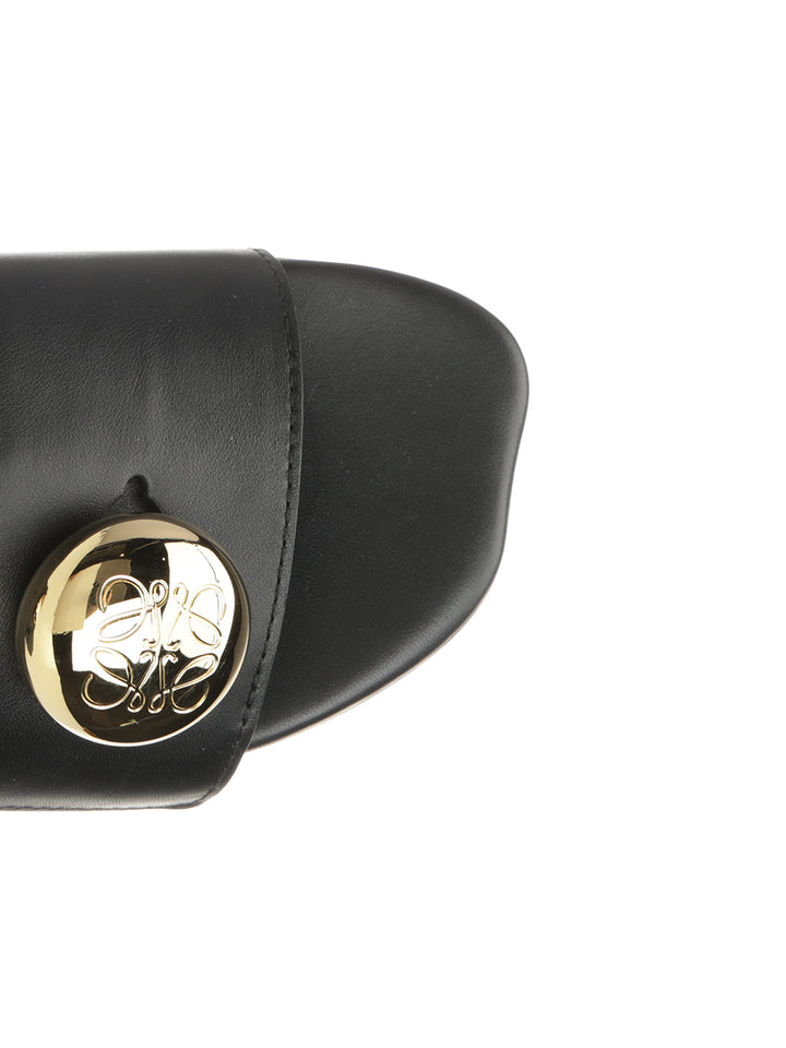 Loewe Pebble Sandals - Black | 4633795c69a52ba238c2b3a1b0590d9fb82c079f