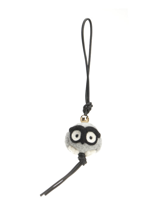 Owl Charm Small Leather Goods Multicolor