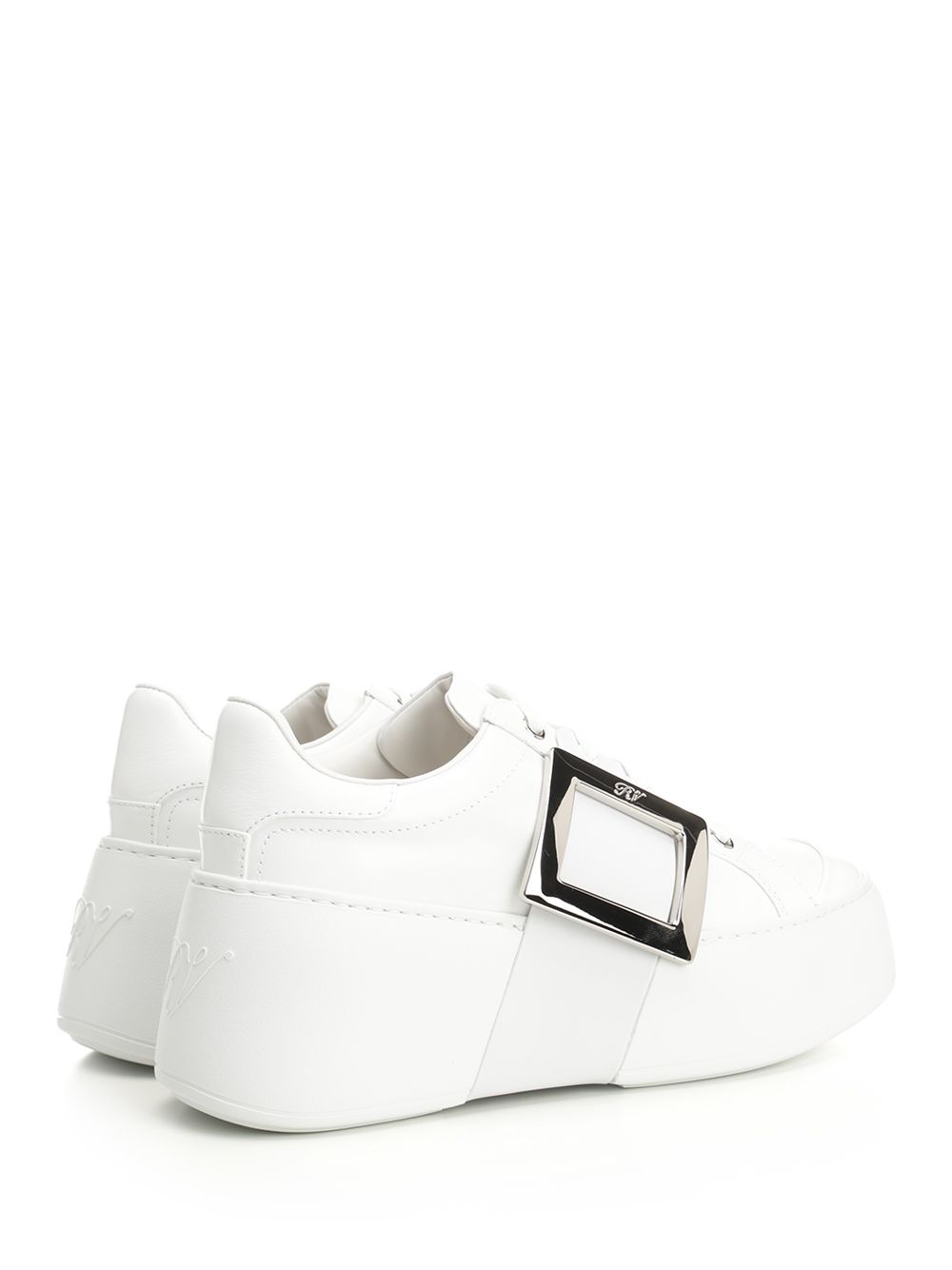 Roger Vivier Viv Sneakers - White | f7497a676dbbb8c2edb0dbaed9f0e8c952d5d01f