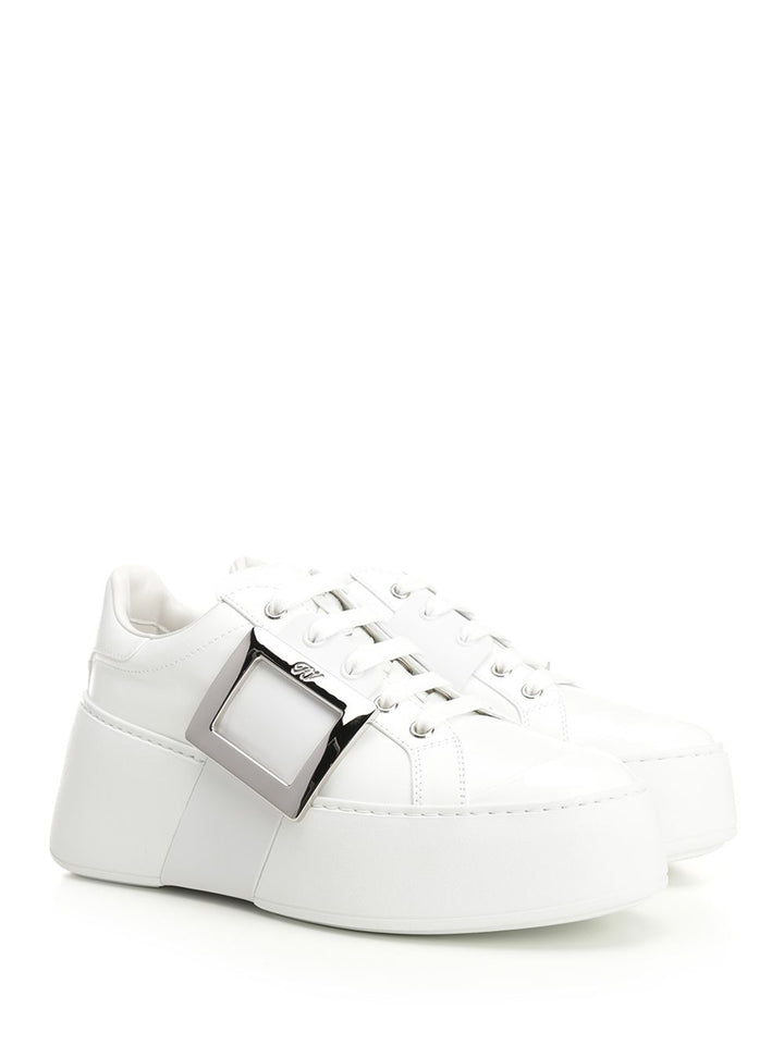Roger Vivier Viv Sneakers - White | 08e79995f684571921906a7ee0e8a8c67e710baa