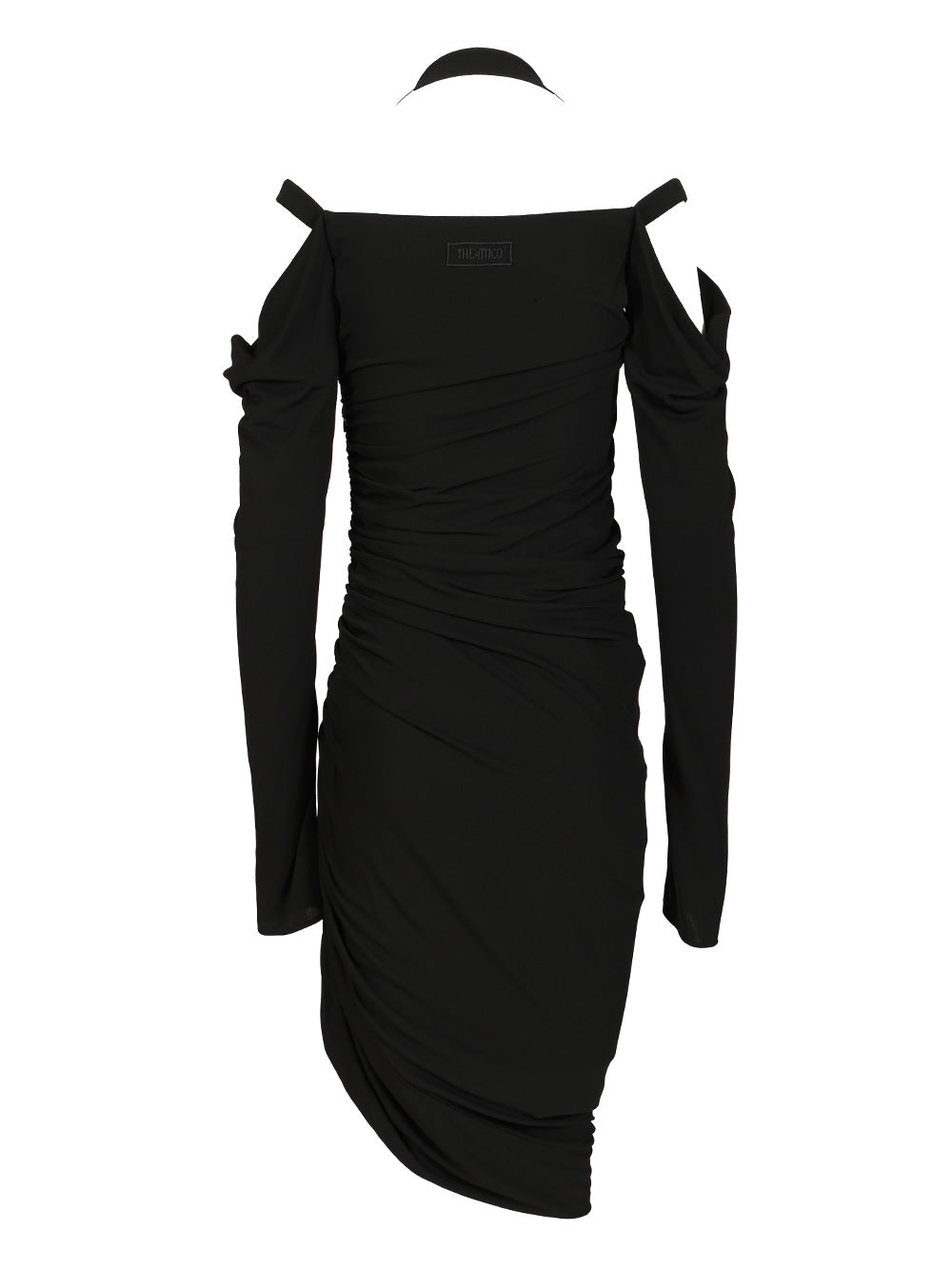The Attico Crepe Midi Dress Dresses - Black | e210e77ccc9d19dbc518207658553cc680d434b2