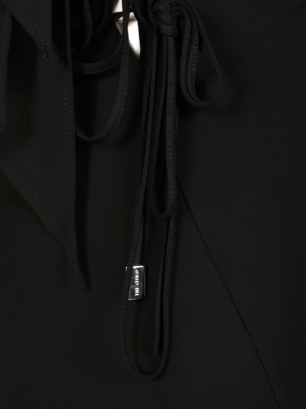 The Attico Crepe Midi Dress Dresses - Black | 072f25c31020585cf50b63313123e3f6264581a5