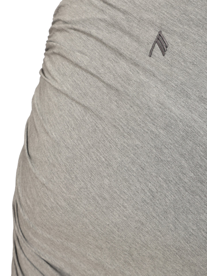 The Attico Gathered Midi Skirt Skirts - Grey | 28d1661669d7504adc7367b7e1e924fa0c7f9c24