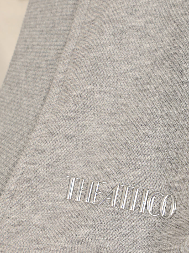 The Attico American Fleece Mini Dress Dresses - Grey | 514e1e85f6b36e773148b7b9ac3086d4868a8fe2