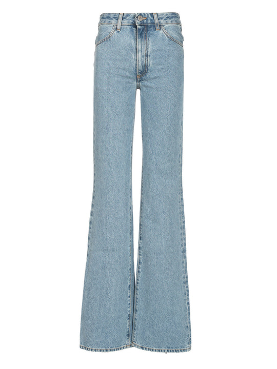 Denim Long Trousers Jeans Light Blue