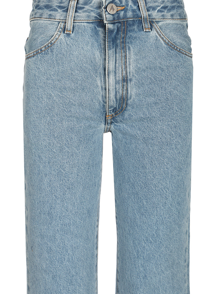 The Attico Denim Long Trousers Jeans - Light blue | ba42014a50f8f280e6cf02d5255aebc9e92214ca